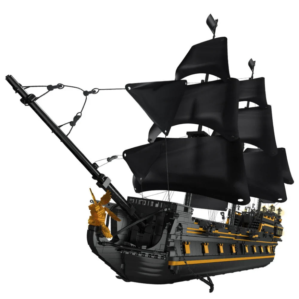 Black Pearl ship 5266PCS
