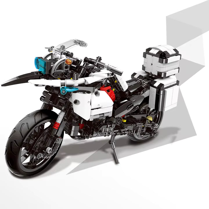 Police Patrol Bike 1010PCS