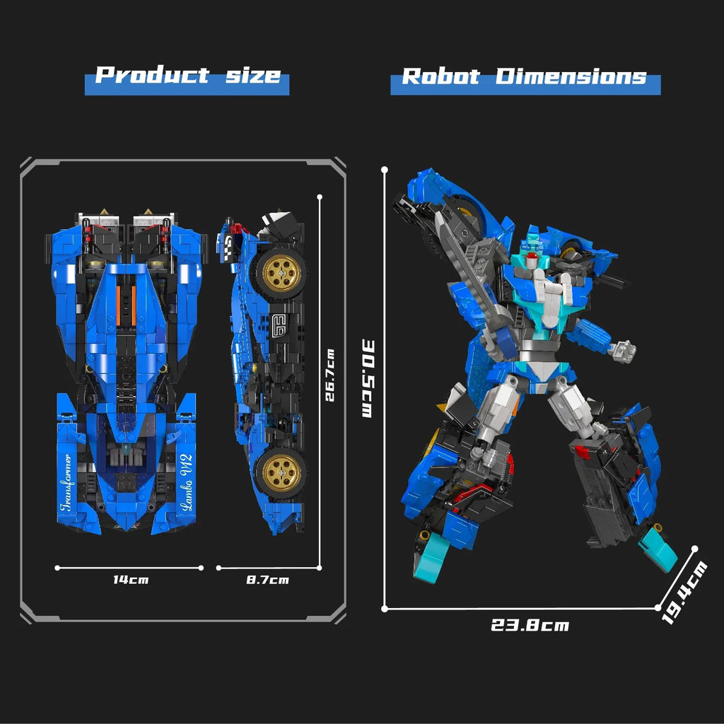 2/1 V12 blue bull Robot 998PCS