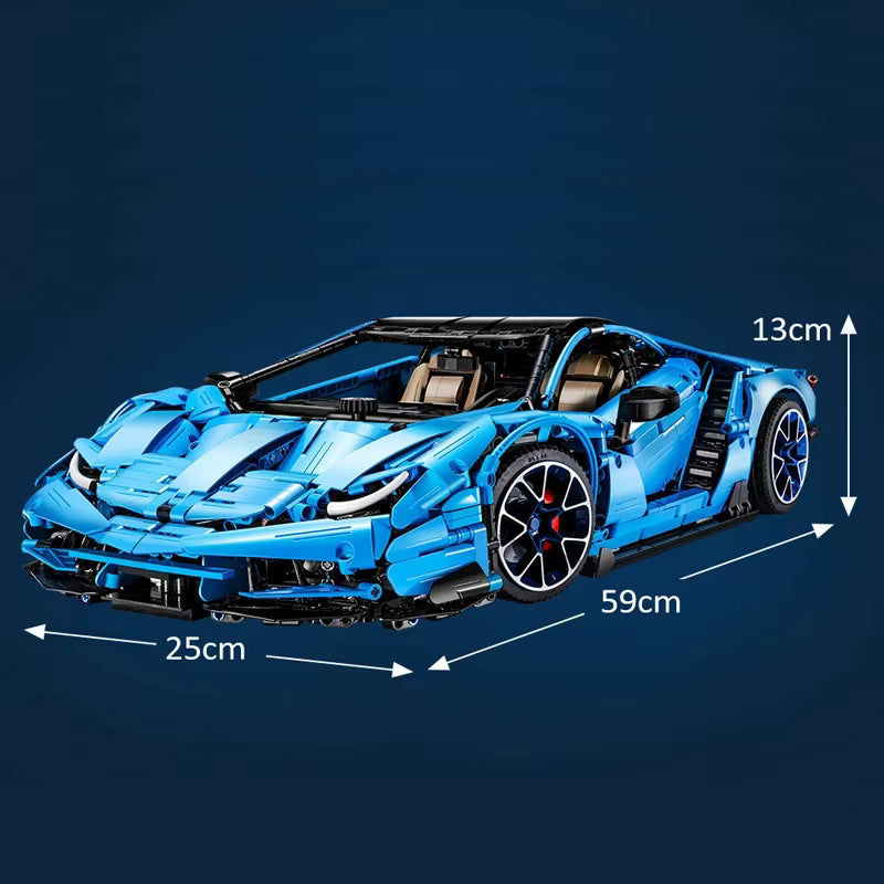 The Ultimate Raging Blue Bull 3842PCS