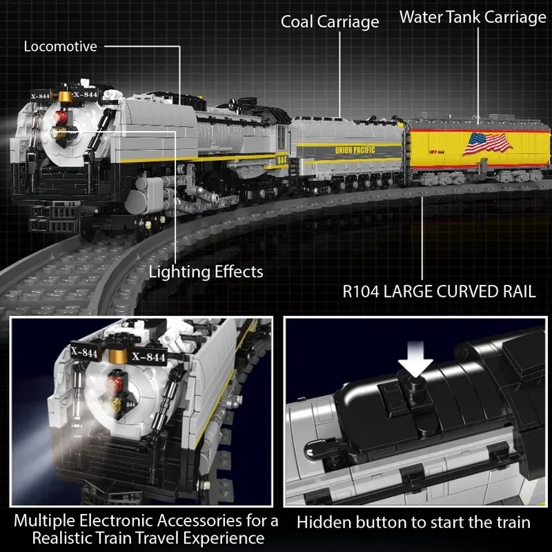 Union Pacific 844 Train 3357PCS