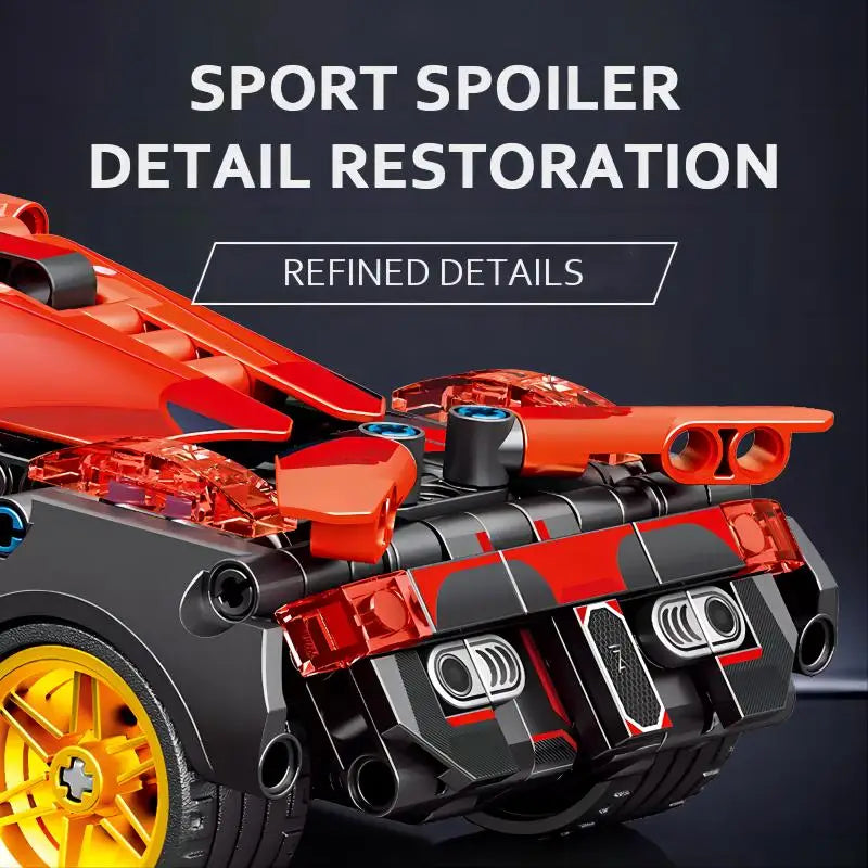 Mini Bricks Red Hypercar 427PCS