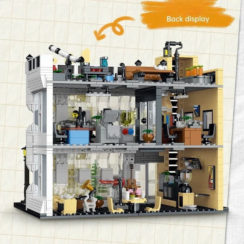 Office Building With Light 1499PCS