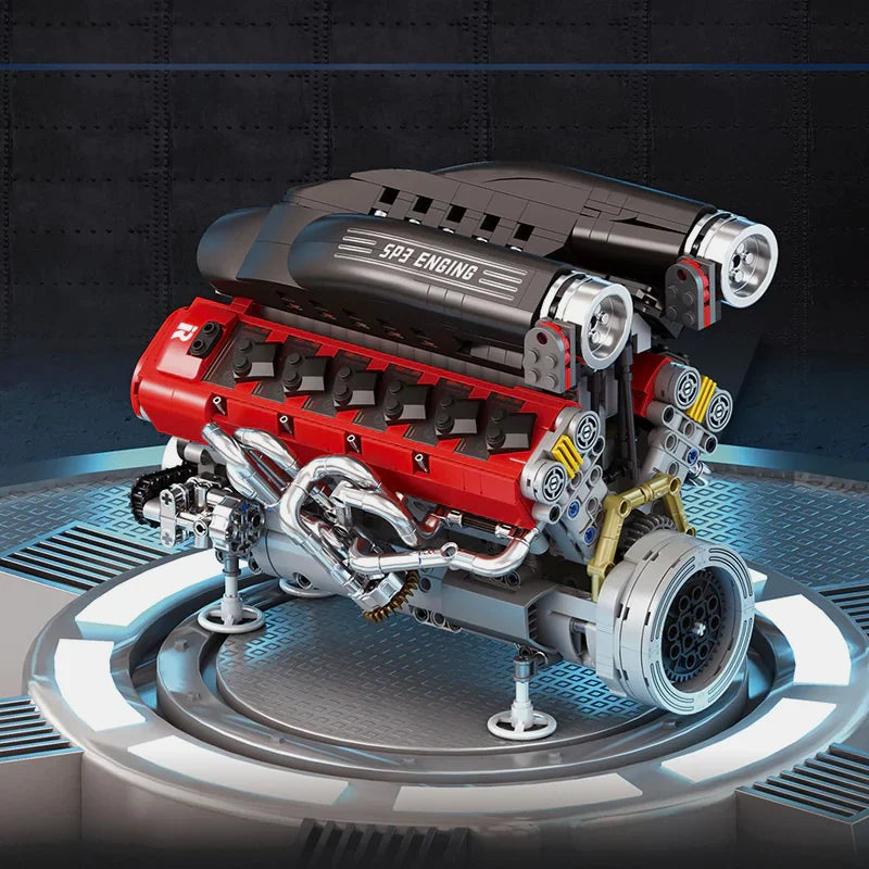 Italian V12 SP3 Engine 1240PCS