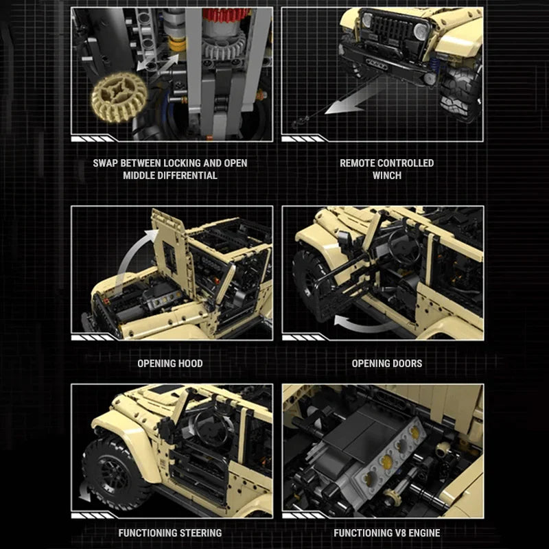 Desert Off-Road SUV 3621PCS