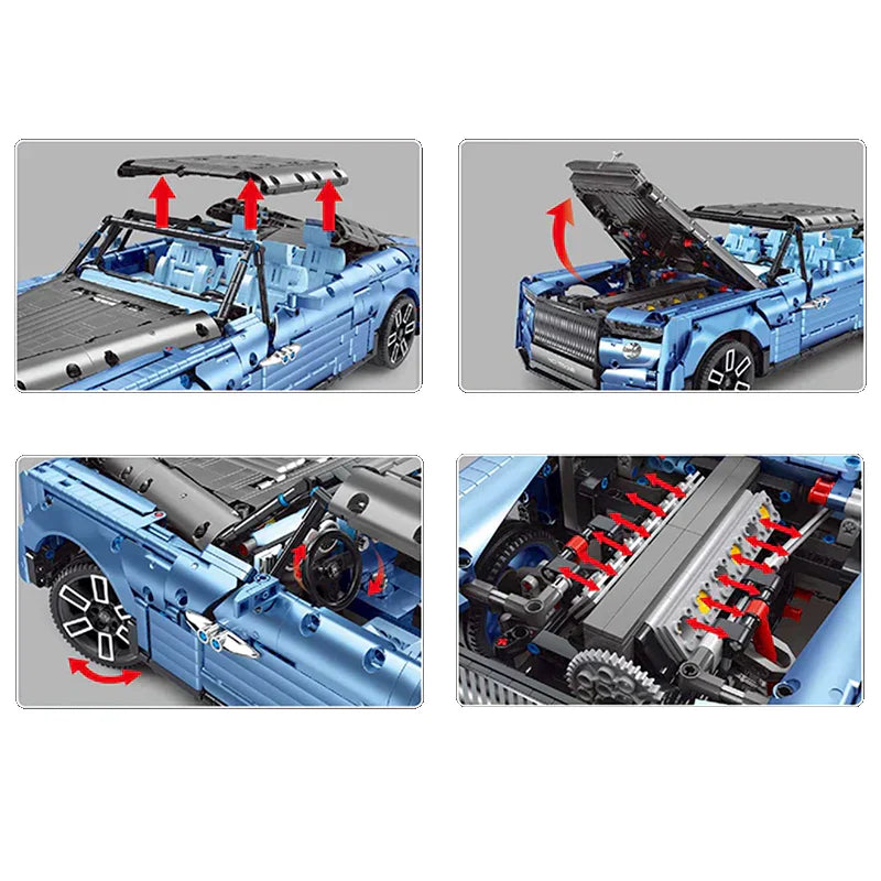 luxury British Boat Tail 2902PCS