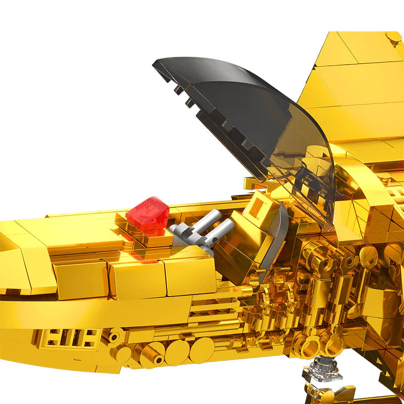 Gold Edition J-20 Fighter Jet 1202PCS