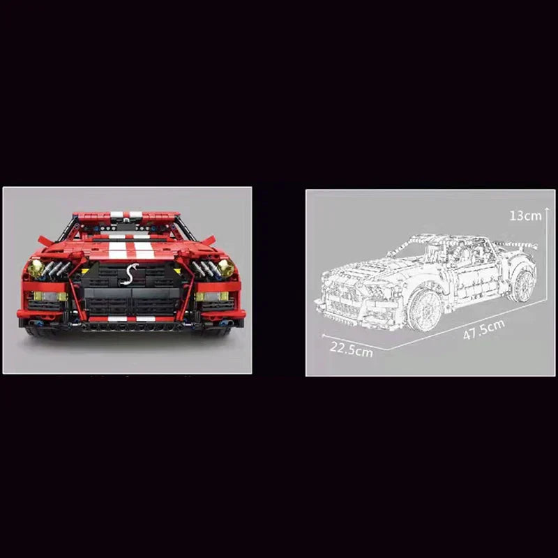 Blue GT American Muscle 2813PCS