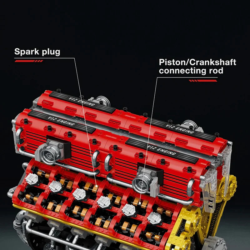 Supercar V12 Engine Italian 4720PCS