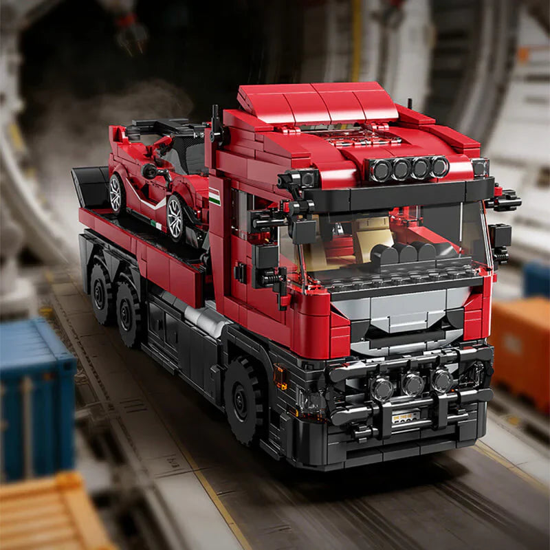 Supercar Transporter Truck Prancing 1727PCS