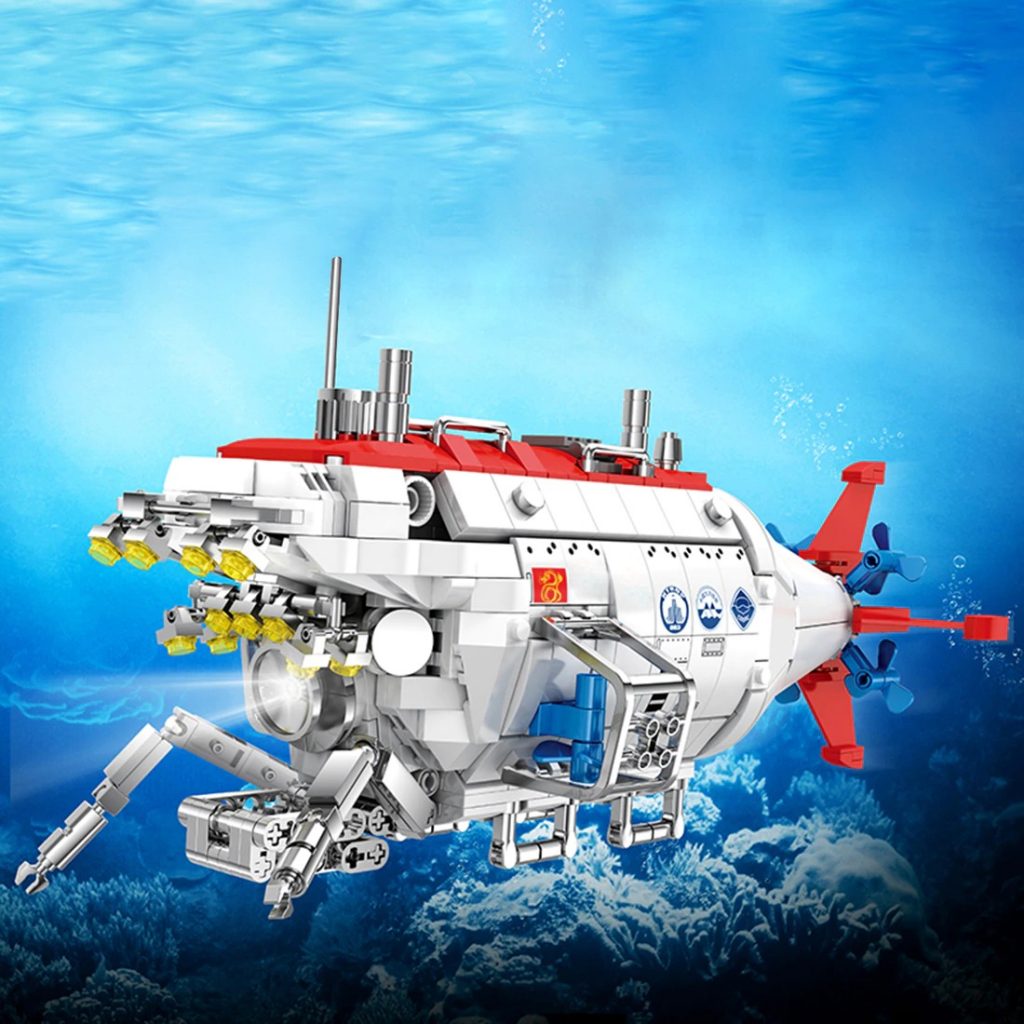 Deep Sea Manned Submersible Boat 1288PCS