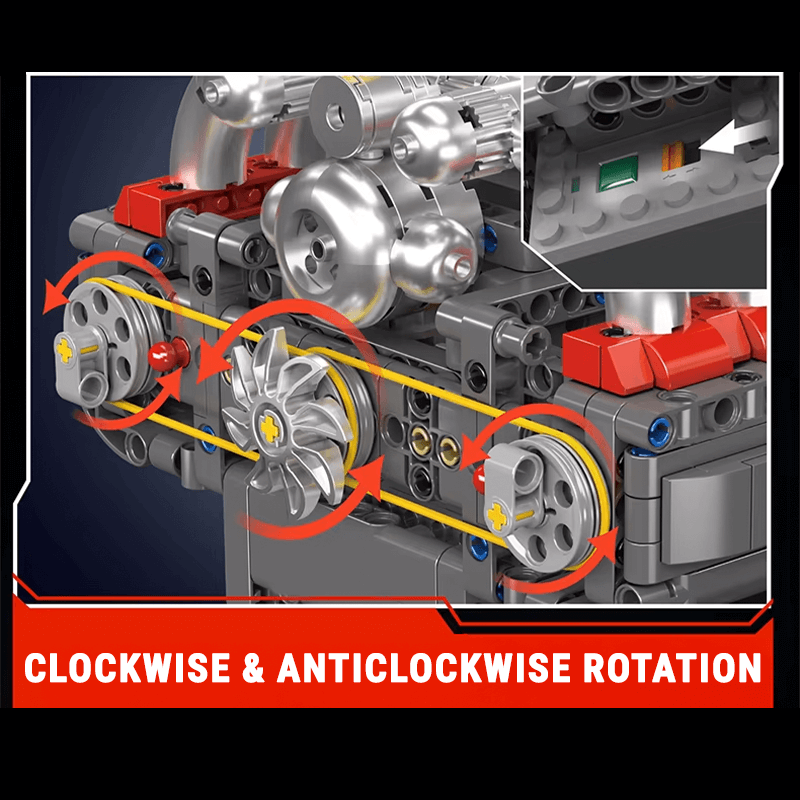 Flat 6 Engine 609PCS