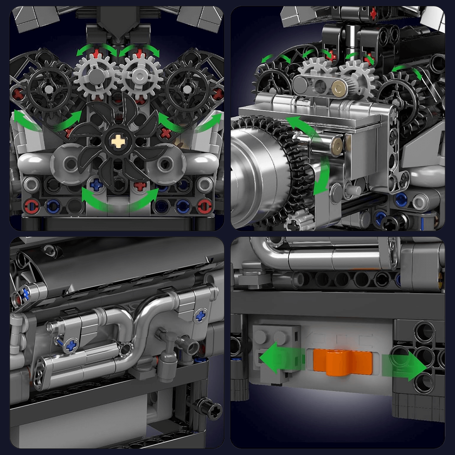 British Luxury V12 Engine 733PCS