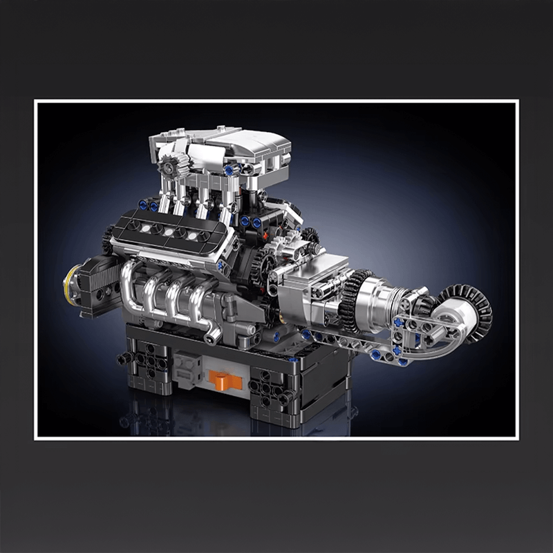 British Supercar V8 Engine 737PCS