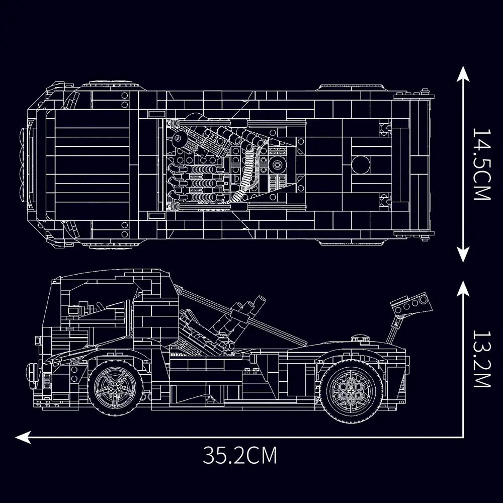Knight Race Truck 1604PCS