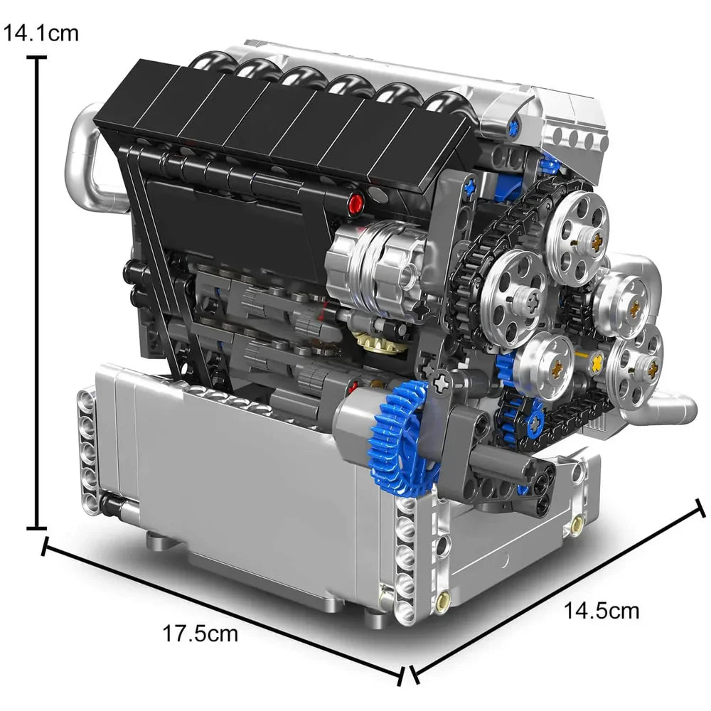 Bavarian Inline 6 Motorised Engine 744PCS