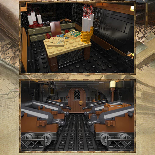Black Pearl ship 5266PCS