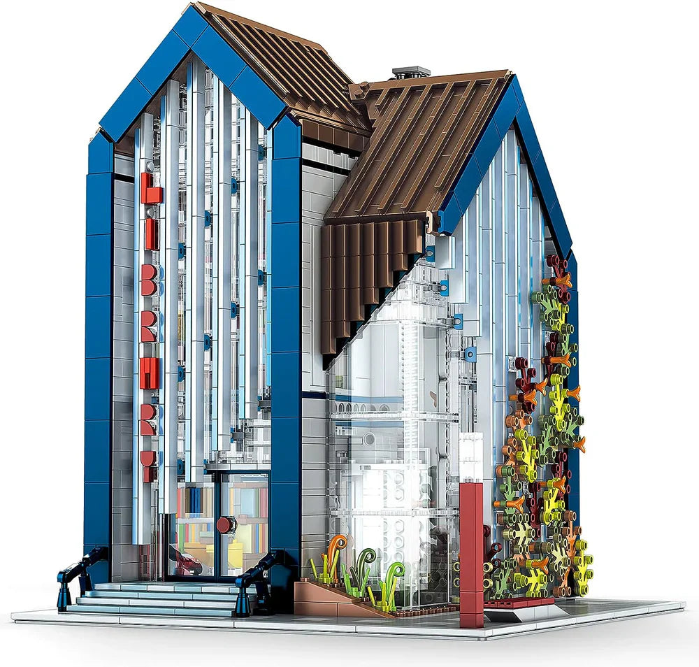 Morden Library With Light 2788PCS