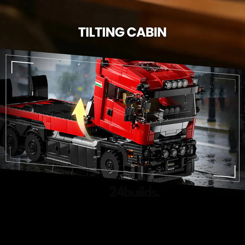 Supercar Transporter Truck Prancing 1727PCS