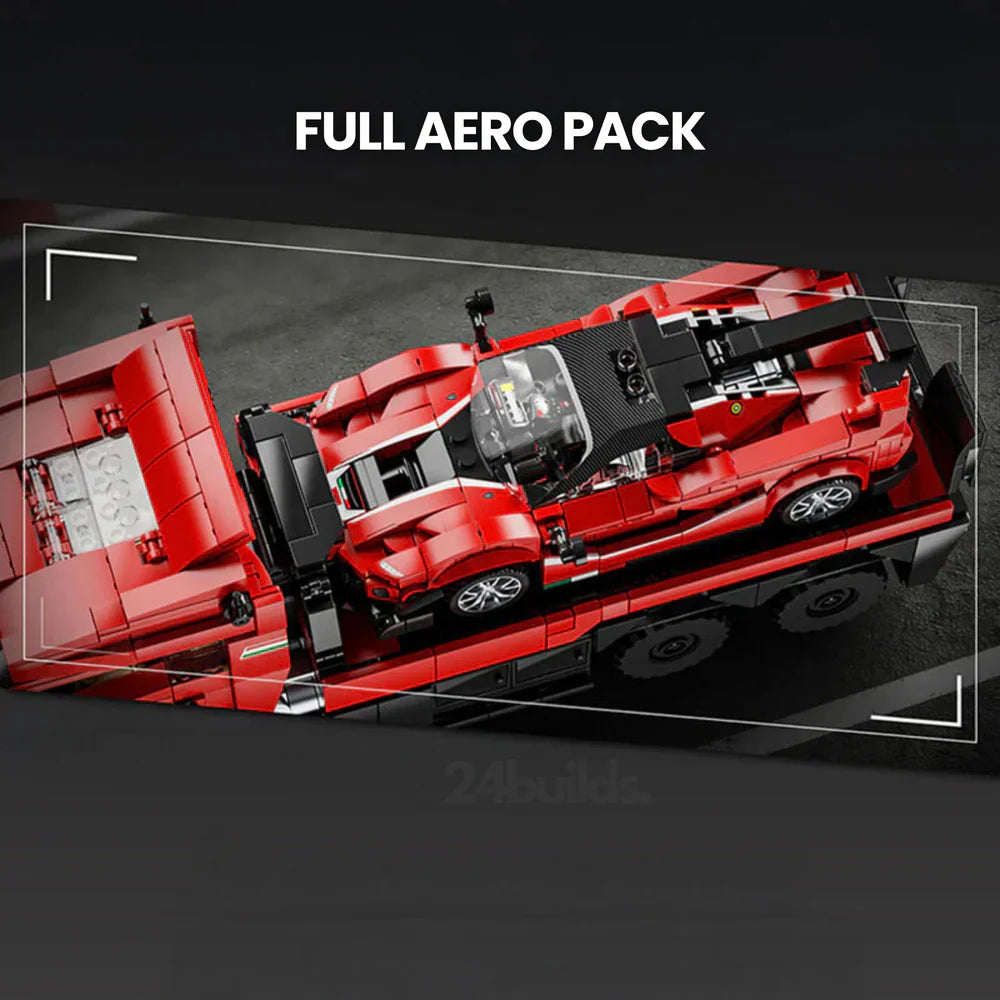Supercar Transporter Truck Prancing 1727PCS