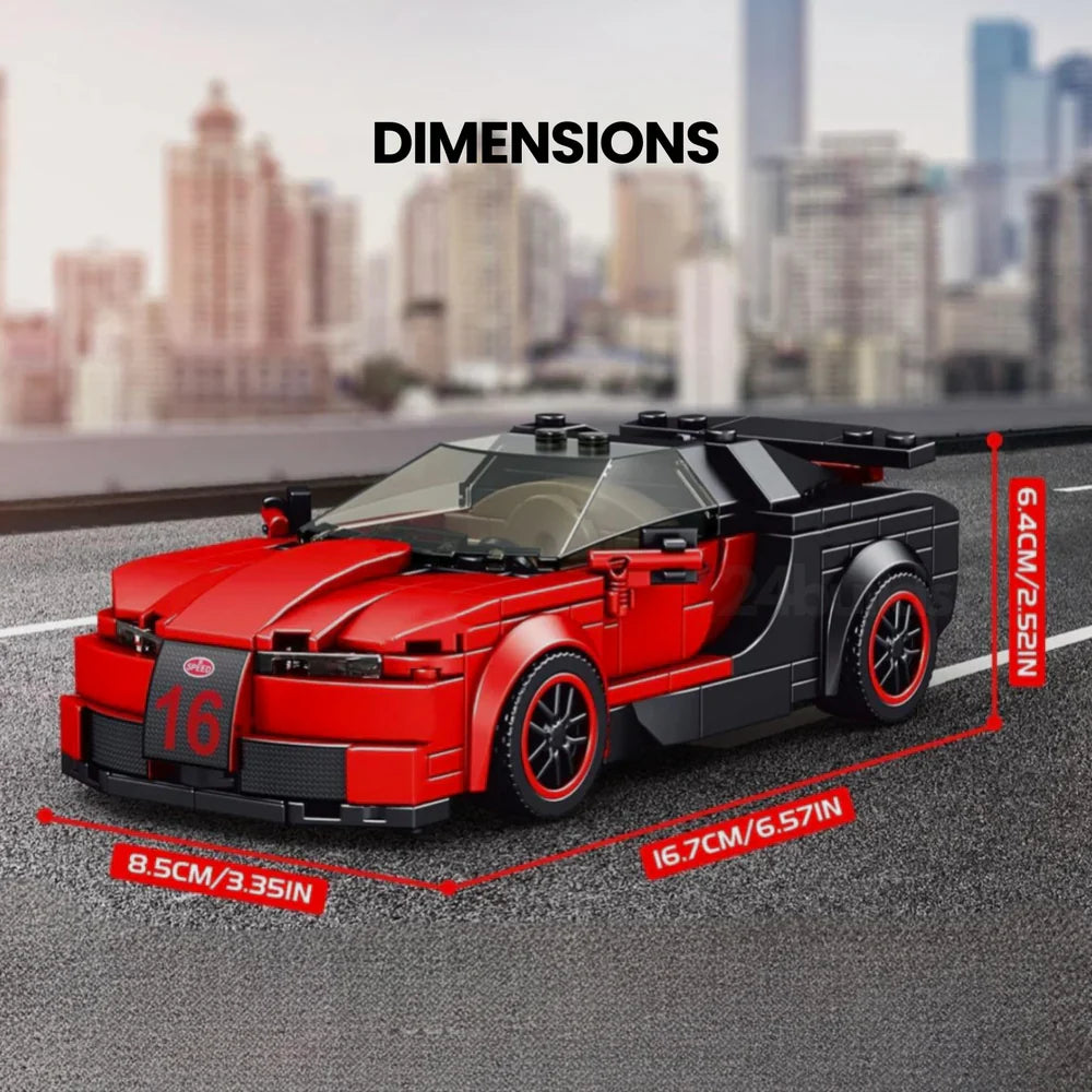 Mini Bricks French Veyron Hypercar 374PCS