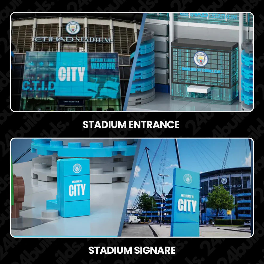 Manchester City Etihad Stadium 4472PCS