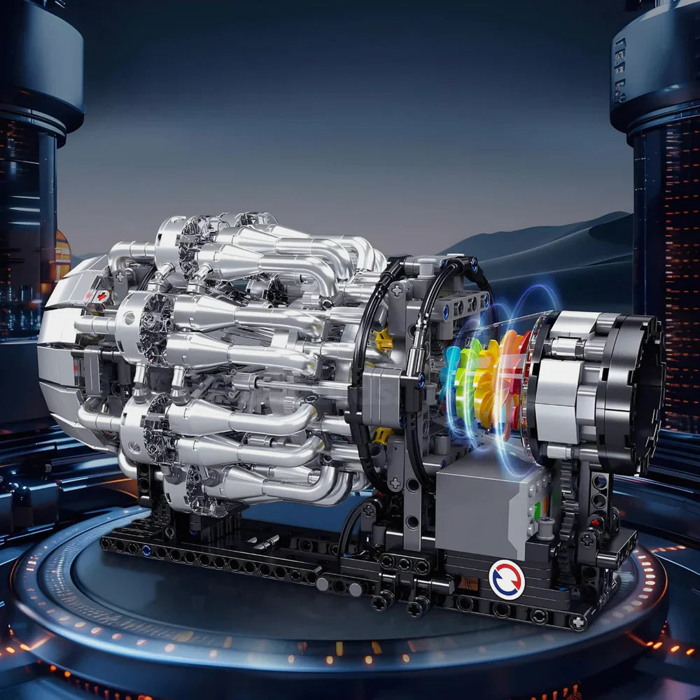 Aviation Turbojet Engine 1214PCS