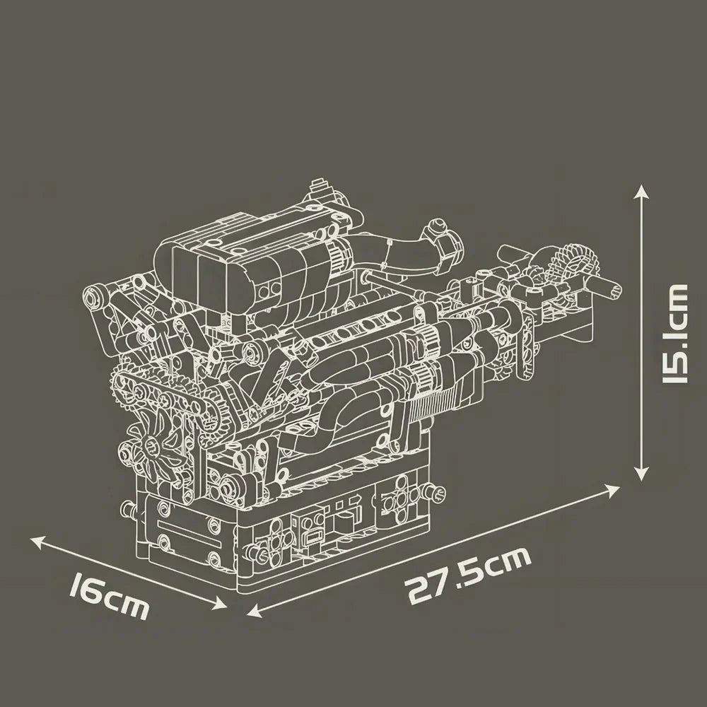 British V12 6.5L Naturally Aspirated Engine 973PCS