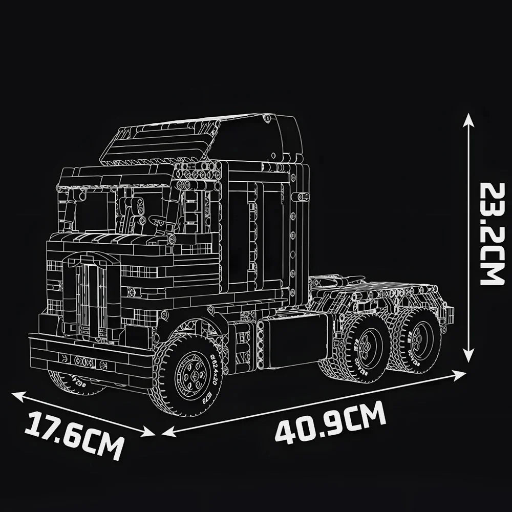 1970s Cabover Aerodyne Truck 2180PCS