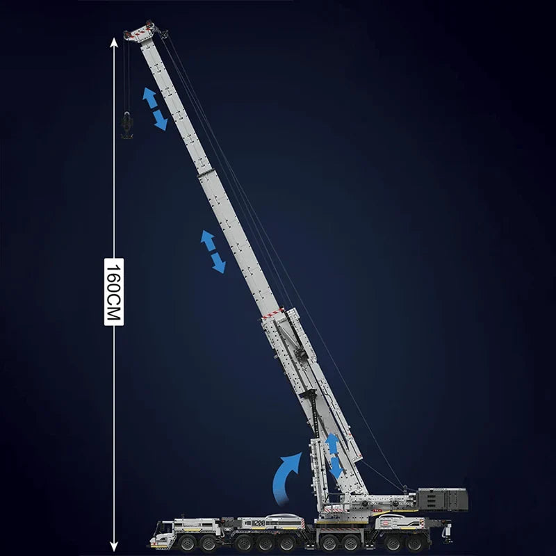 Motorized LTM11200 Crane 8506PCS