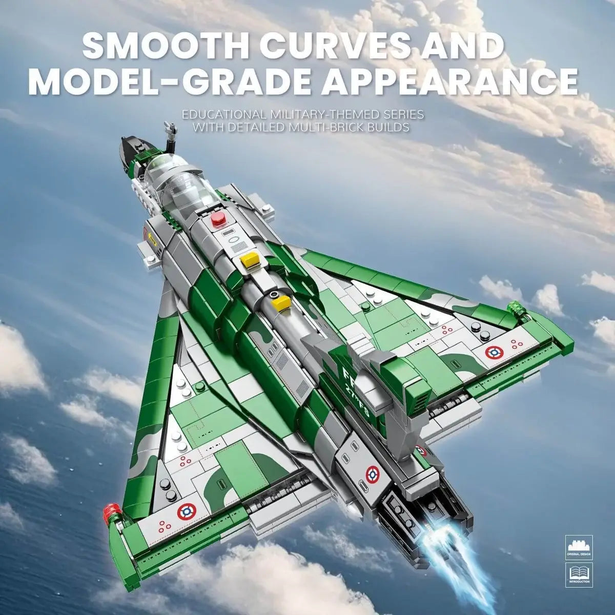 Mirage 2000 Jet Aircraft 1012PCS