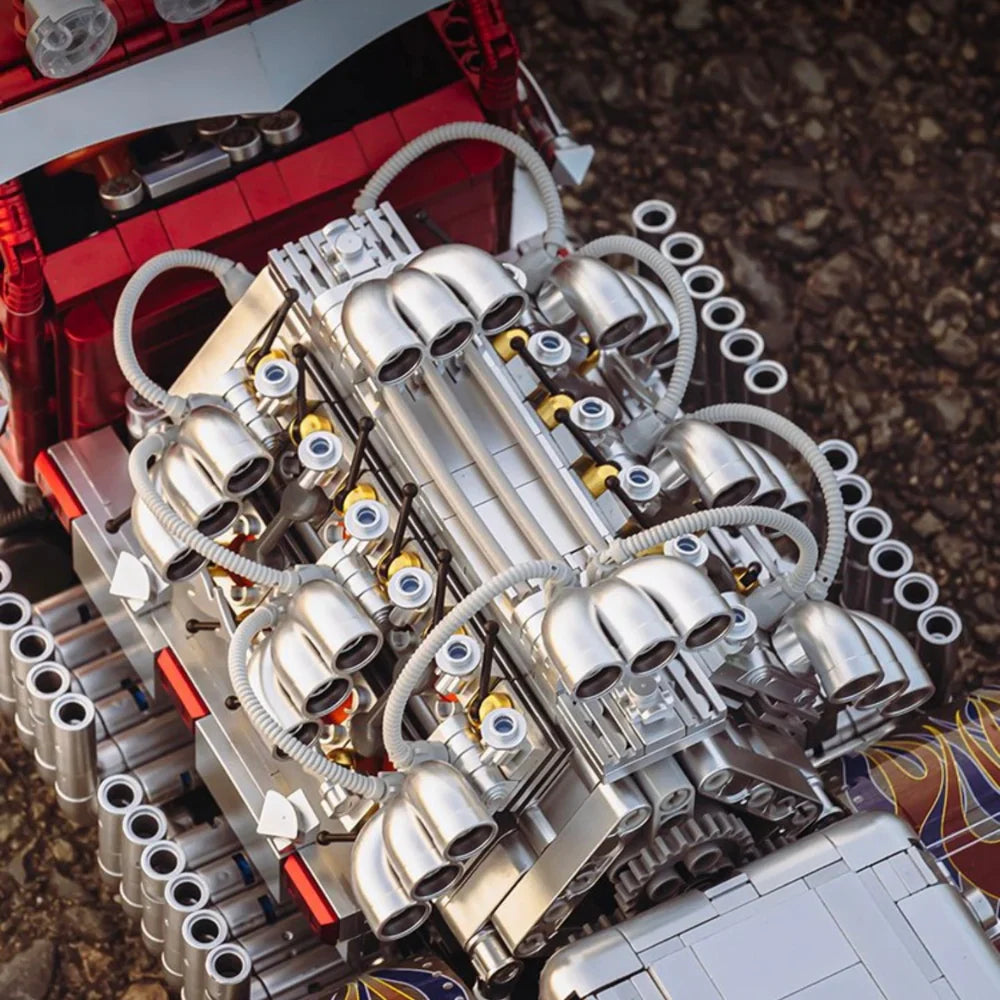 V24 Heavy Duty Custom Truck 3486PCS