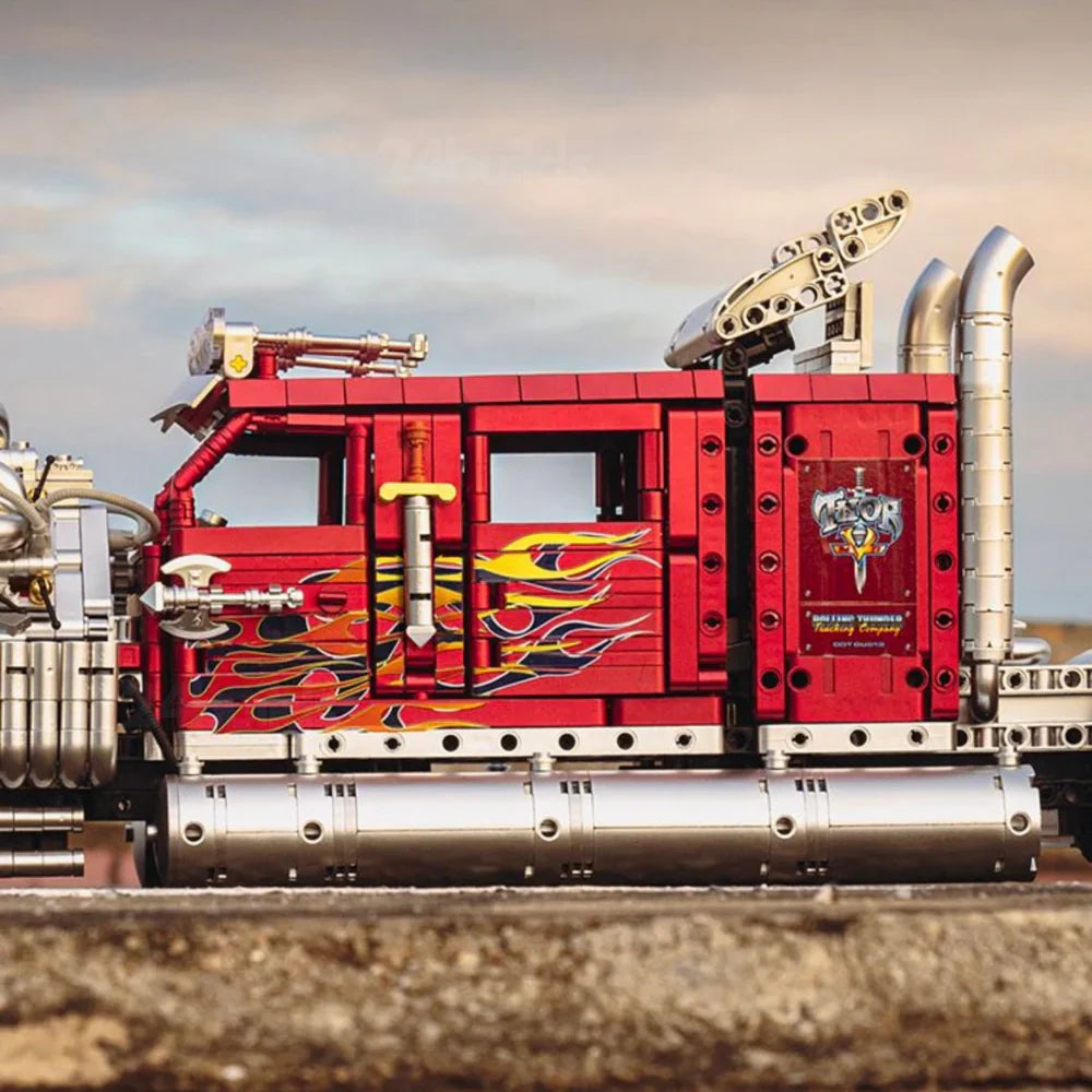 V24 Heavy Duty Custom Truck 3486PCS