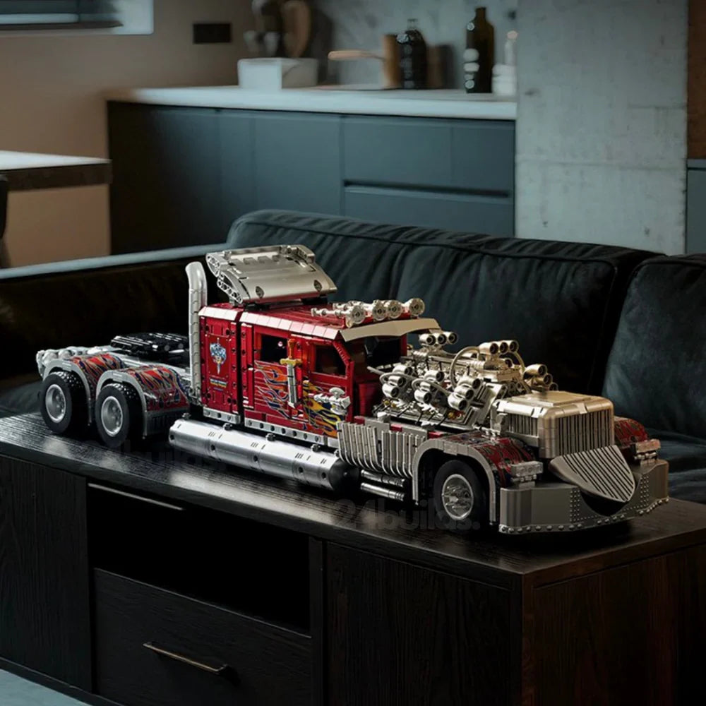 V24 Heavy Duty Custom Truck 3486PCS