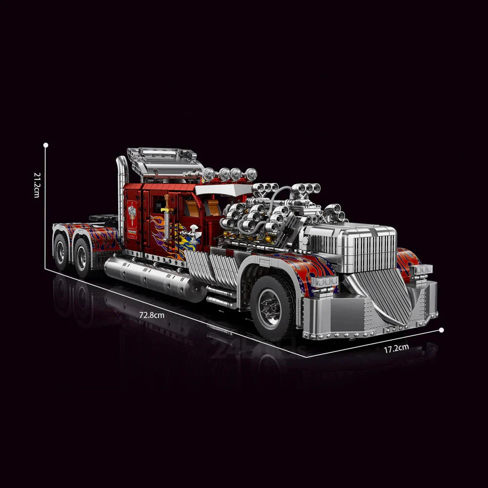 V24 Heavy Duty Custom Truck 3486PCS