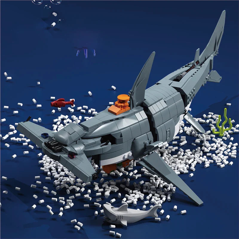 Hammerhead shark 1144PCS