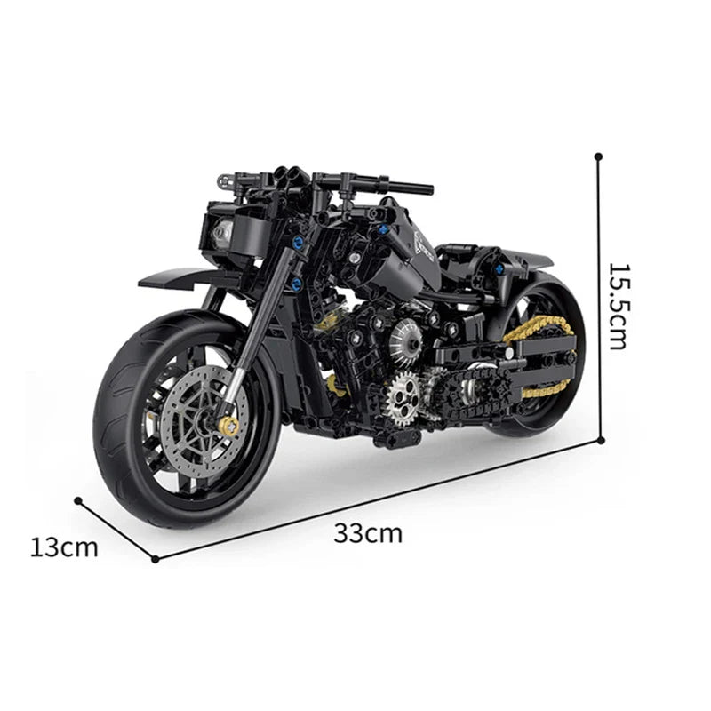 Classic V-Twin Motorcycle 586PCS