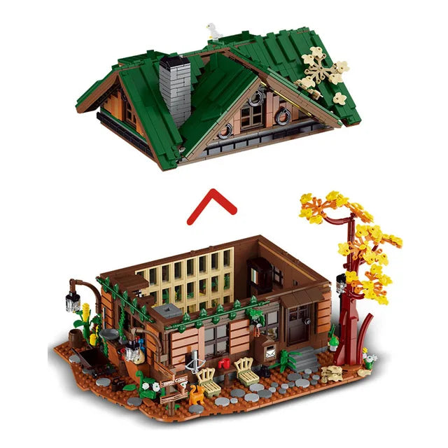 Forest Cabin Tiny Modular House 2234PCS