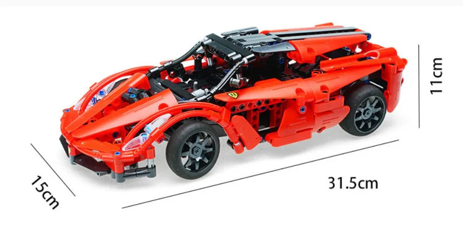Mini Bricks RC Red Storm Supercar 380PCS