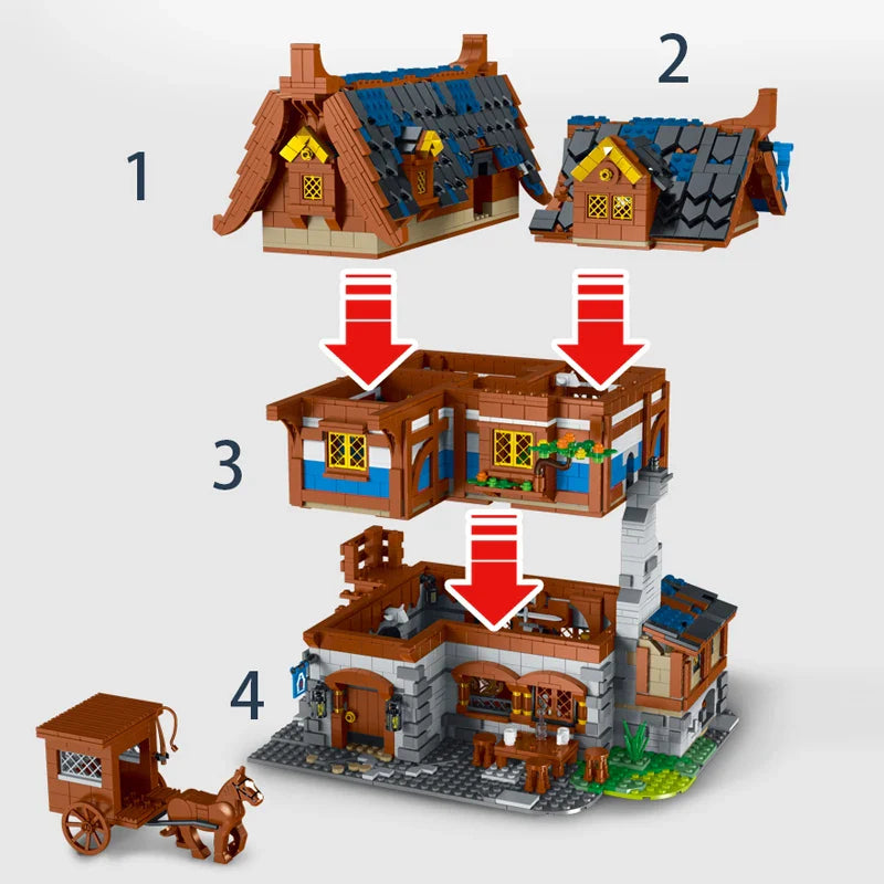Medieval Tavern 3451PCS