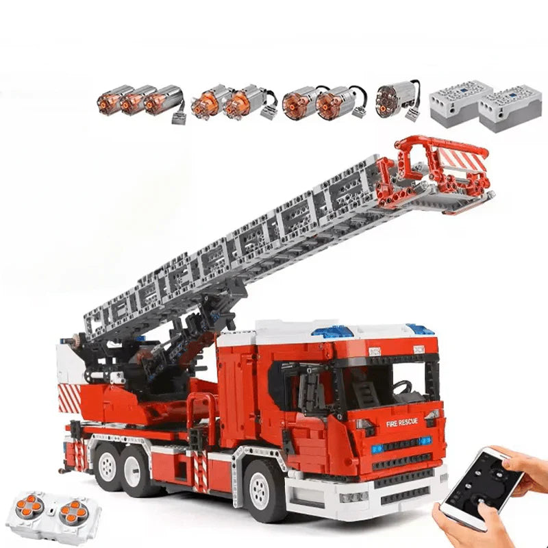 Ladder FireFighting Truck 4886PCS