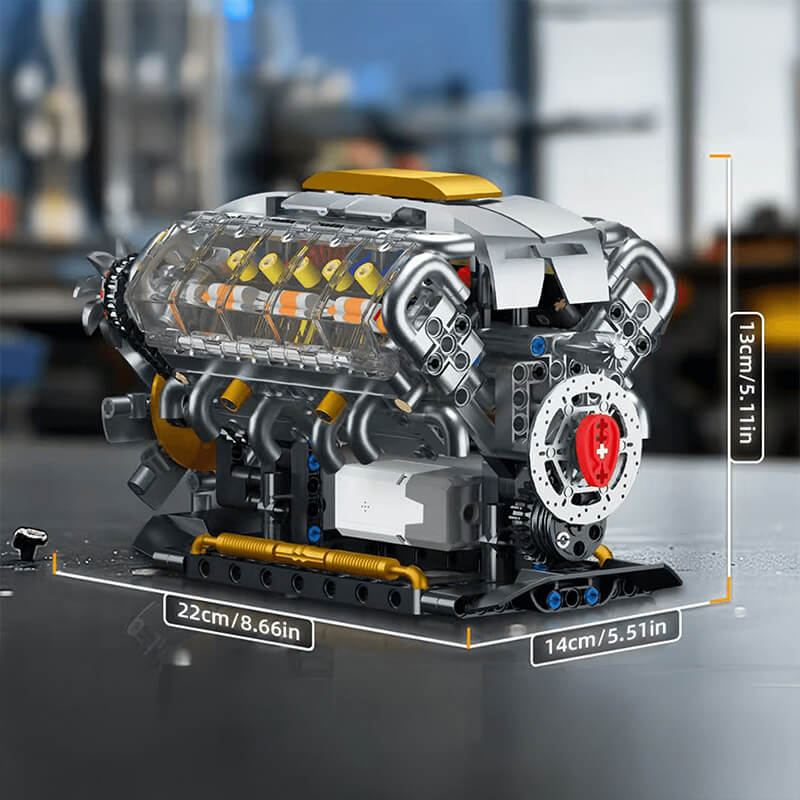 V8 Engine 691PCS