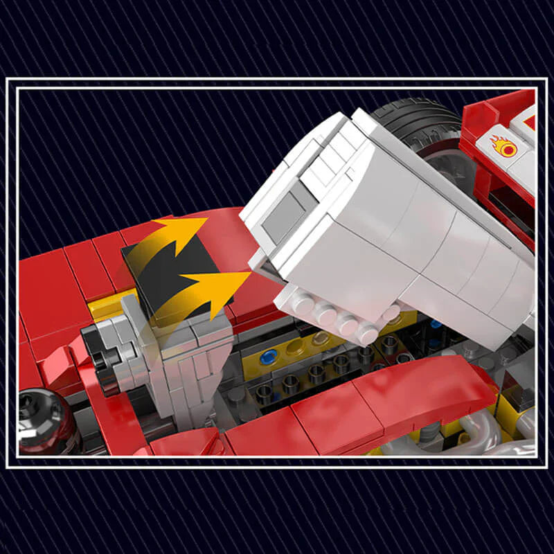 Red F1 Sport Car 1603PCS