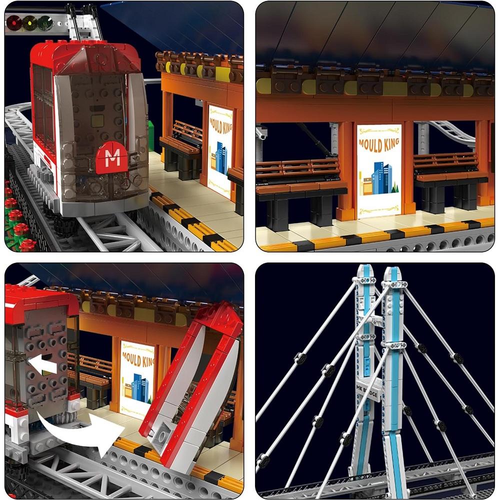 Electric Train Railway Track 1488PCS