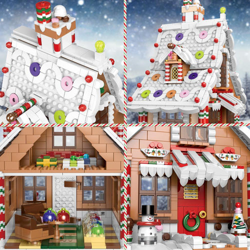 Christmas Gingerbread House 1453PCS