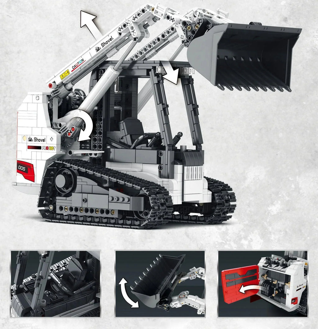 Mechanical Excavator Engineer Crane Truck 1365PCS