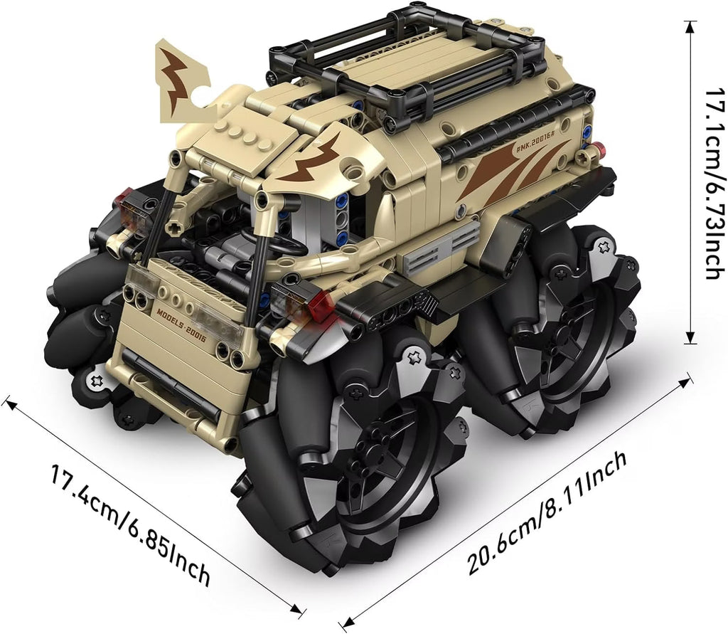 Motorized Wheat Wheel Truck 617PCS