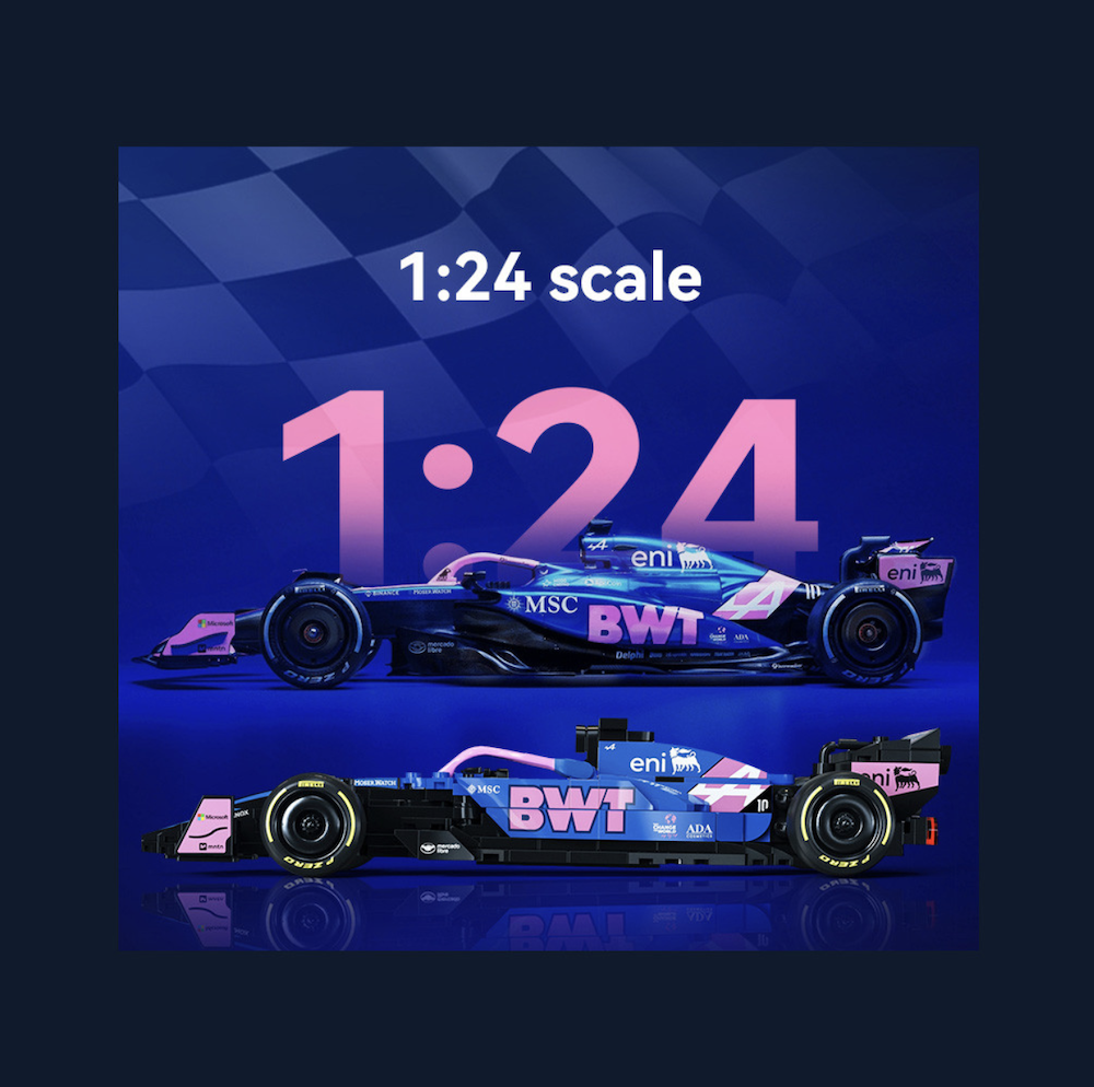 BWT Alpine F1 Team Car 2172PCS