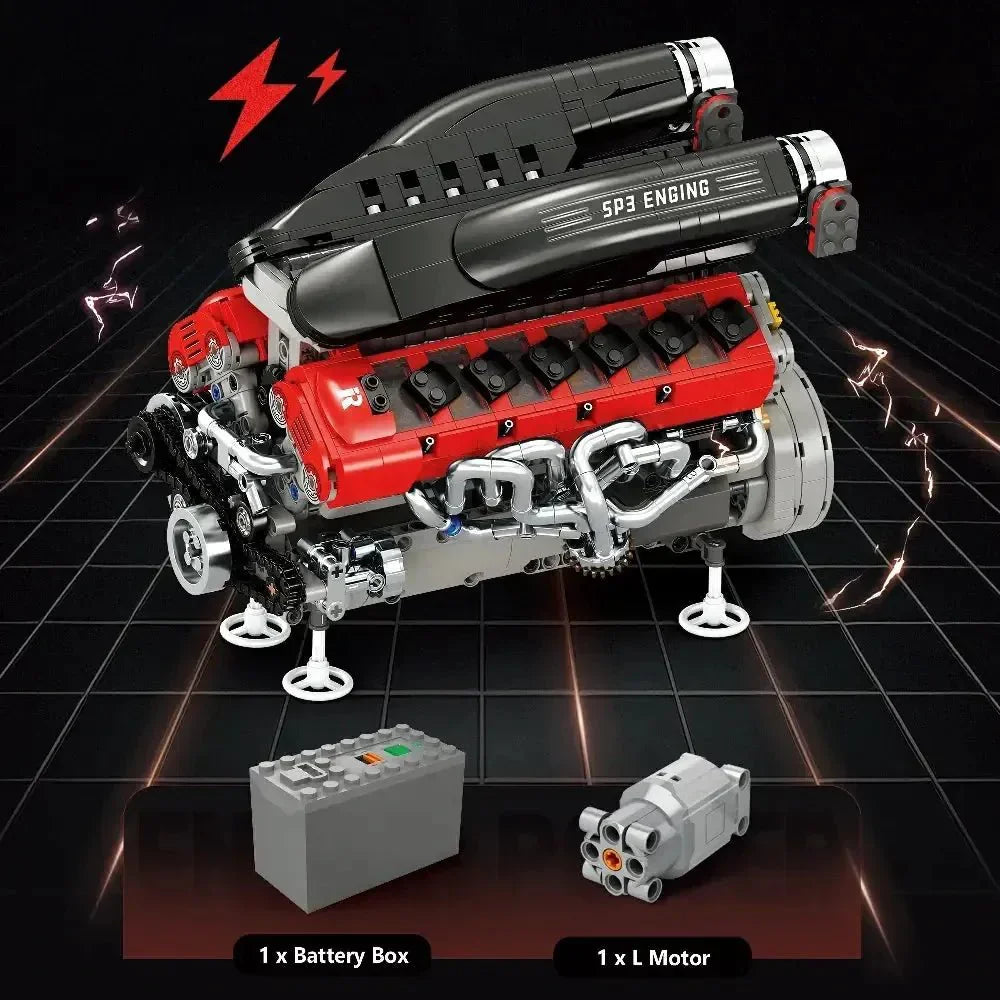 Italian V12 SP3 Engine 1240PCS