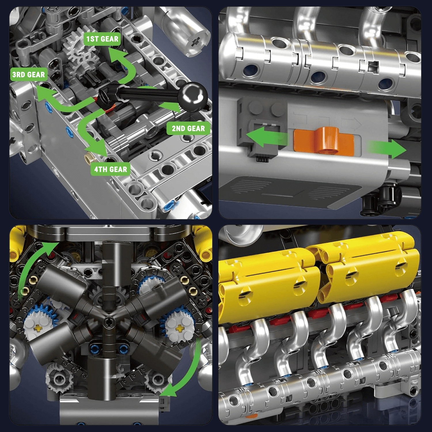 Italian Bull V12 Engine 1260PCS
